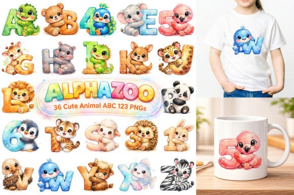 Adorable Animal Alphabet Clipart for Creative Projects