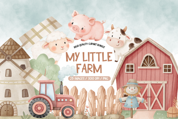 Creative Uses for Clipart Baby Farm Animal, Farm Life