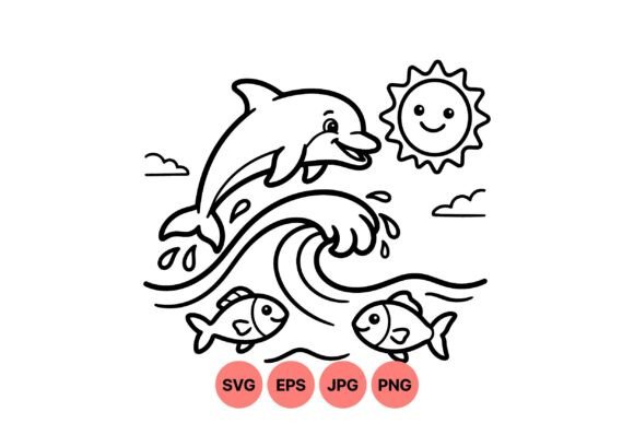 Cute Ocean Animal Clipart Pack: Fresh Design Assets for Your Projects