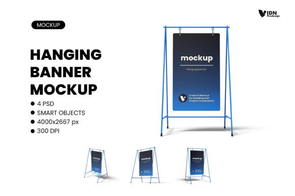 Hanging Banner Poster Mockup: A Realistic Display Solution