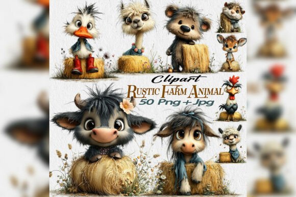 Rustic Farm Animal Clipart Bundle PNG: A Designer's Guide
