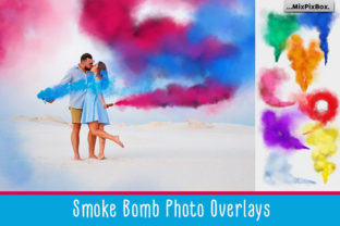 Smoke Bomb Photo Overlays: A Veil of Color for Your Designs