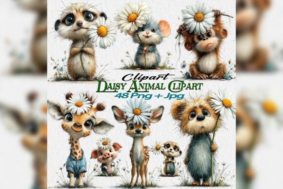 Whimsical Daisy Animal Clipart: A Designer's Guide